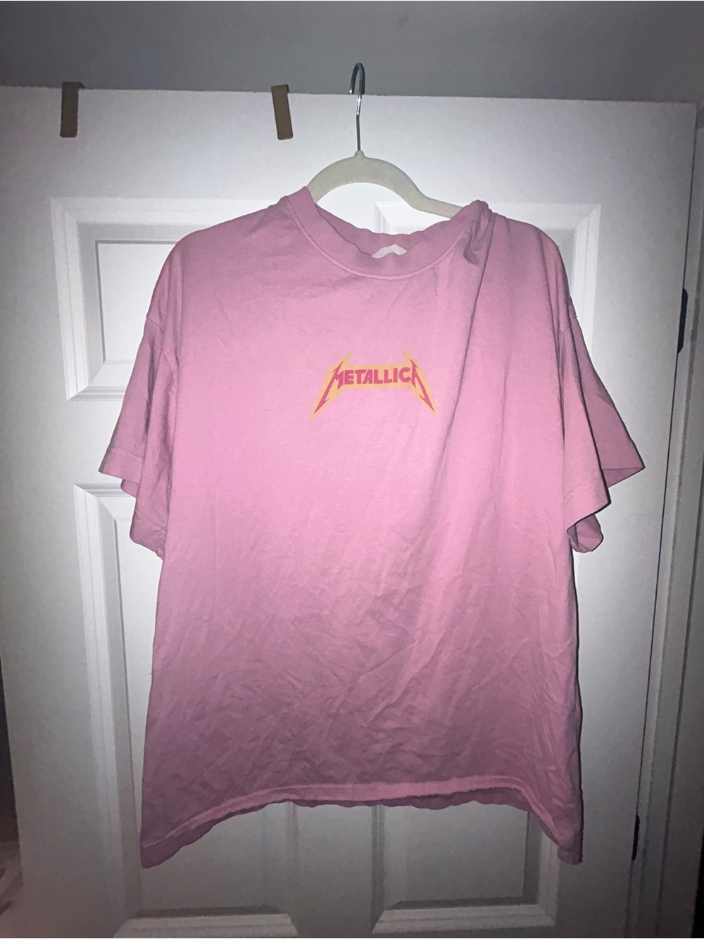 Pink Metallica Tee - Pink Men's T-Shirt